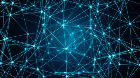 Abstract connected dots. Technology concept Abstract connected dots. Techn... Foto stock