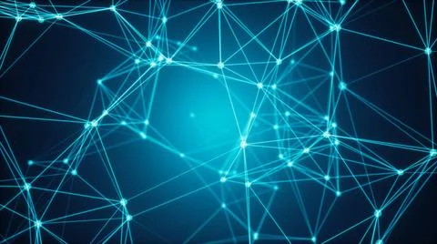 Abstract connected dots. Technology concept Abstract connected dots. Techn... Foto stock