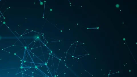 Abstract connected dots. Technology concept. Digital backdrop Abstract con... Stockfoto's