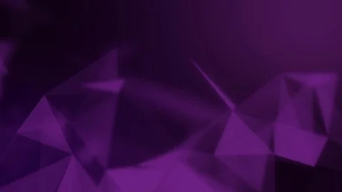 Abstract connected triangles on bright purple background. Technology concept Stock Footage 79873273