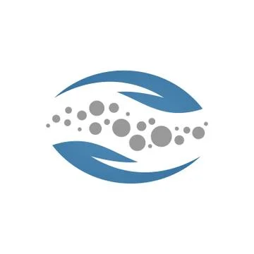 Abstract connected unity people community logo design vector illustrations Stock Illustration