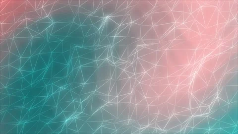 Abstract connection of digital lines and dots technology background Video stock 272668318