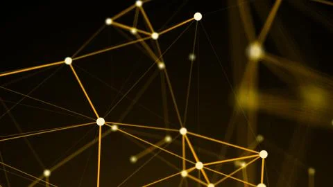 Abstract connection dots. Technology background. Network concept Stock Illustration