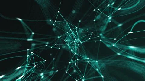 Abstract connection dots. Technology background. Network concept Stock Illustration