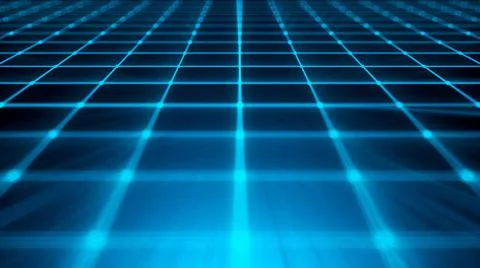 Abstract connection dots. Technology background. Digital drawing blue them... Stockfoto's