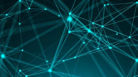 Abstract connection dots. Technology background. Digital theme. Network co... Stock Photos