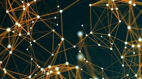 Abstract connection dots. Technology background. Network concept Abstract ... Stock Photos