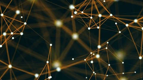 Abstract connection dots. Technology background. Network concept Abstract ... Foto stock