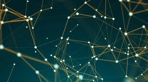 Abstract connection dots. Technology background. Network concept Abstract ... Foto stock