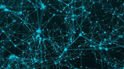 Abstract connection dots. Technology background. Network concept Abstract ... Foto stock