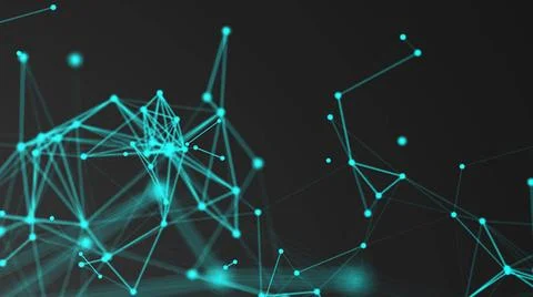 Abstract connection dots. Technology background. Network concept Abstract ... Foto stock