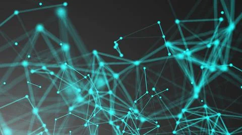 Abstract connection dots. Technology background. Network concept Abstract ... Foto stock
