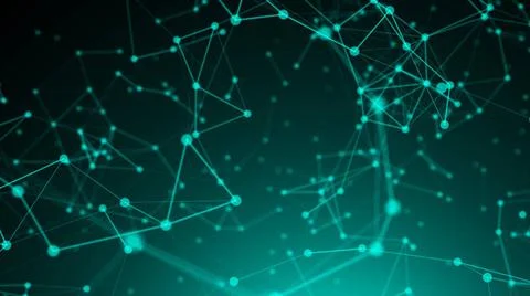 Abstract connection dots. Technology background. Network concept Abstract ... Foto stock