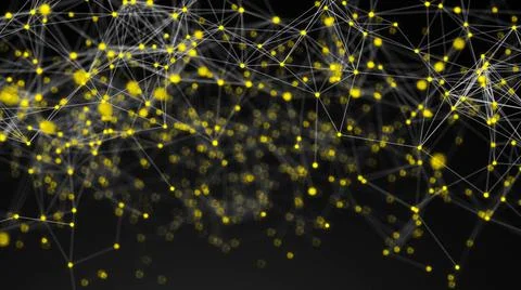 Abstract connection dots. Technology background. Network concept Abstract ... Foto stock