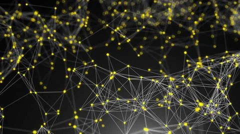 Abstract connection dots. Technology background. Network concept Abstract ... Foto stock