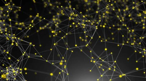 Abstract connection dots. Technology background. Network concept Abstract ... Foto stock