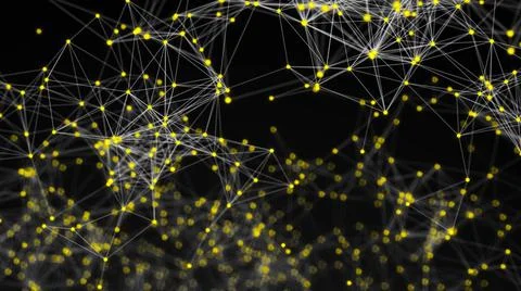 Abstract connection dots. Technology background. Network concept Abstract ... Foto stock