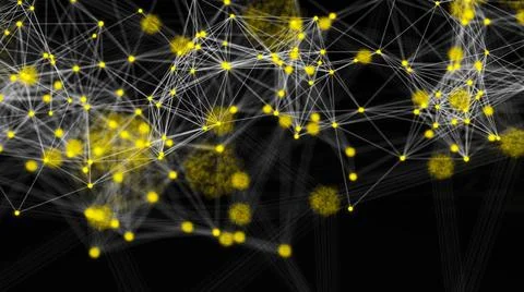 Abstract connection dots. Technology background. Network concept Abstract ... Foto stock