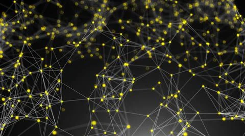Abstract connection dots. Technology background. Network concept Abstract ... Foto stock