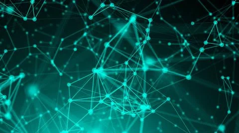 Abstract connection dots. Technology background. Network concept Abstract ... Foto stock