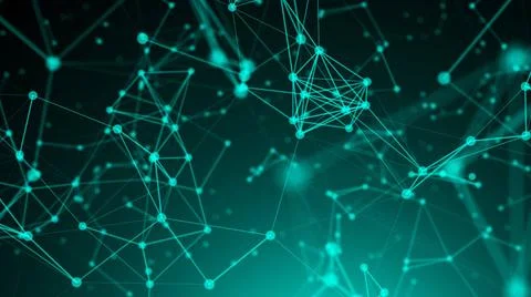 Abstract connection dots. Technology background. Network concept Abstract ... Foto stock