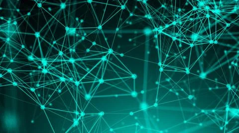 Abstract connection dots. Technology background. Network concept Abstract ... Foto stock