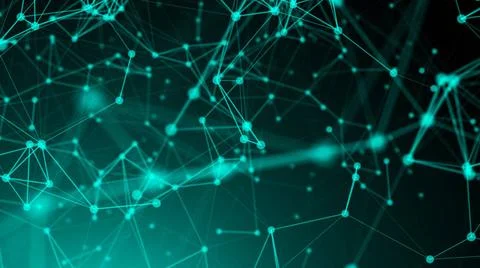 Abstract connection dots. Technology background. Network concept Abstract ... Foto stock