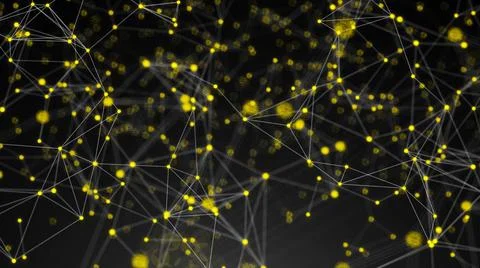 Abstract connection dots. Technology background. Network concept Abstract ... Foto stock