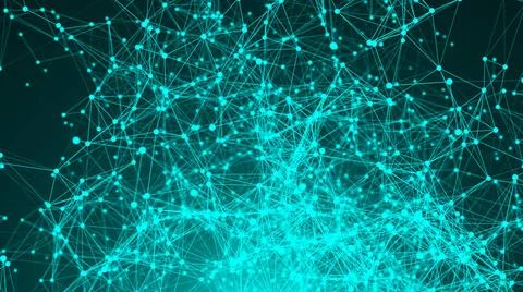 Abstract connection dots. Technology background. Network concept Abstract ... Foto stock