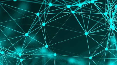 Abstract connection dots. Technology background. Network concept Abstract ... Foto stock