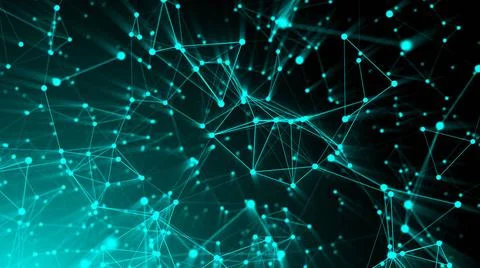 Abstract connection dots. Technology background. Network concept Abstract ... Foto stock