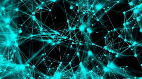 Abstract connection dots. Technology background. Network concept Abstract ... Foto stock