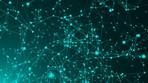 Abstract connection dots. Technology background. Network concept Abstract ... Foto stock