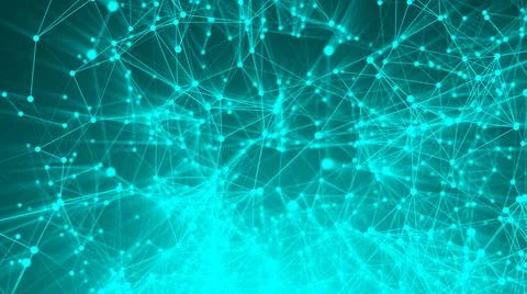 Abstract connection dots. Technology background. Network concept Abstract ... Foto stock