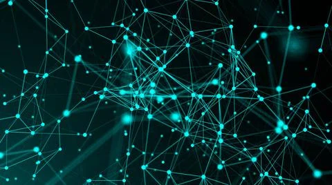 Abstract connection dots. Technology background. Network concept Abstract ... Foto stock