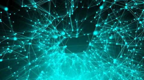 Abstract connection dots. Technology background. Network concept Abstract ... Stock Photos