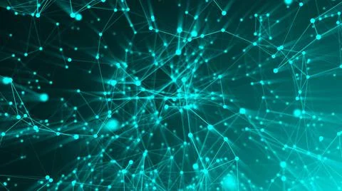 Abstract connection dots. Technology background. Network concept Abstract ... Foto stock