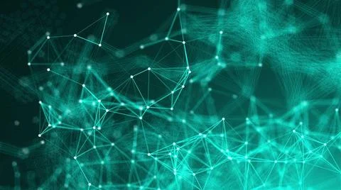 Abstract connection dots. Technology background. Network concept Abstract ... Stockfoto's