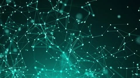 Abstract connection dots. Technology background. Network concept Abstract ... Foto stock
