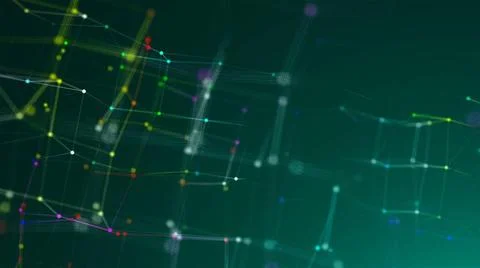 Abstract connection dots. Technology background. Network concept Abstract ... Foto stock