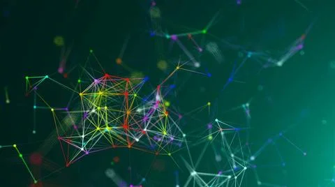 Abstract connection dots. Technology background. Network concept Abstract ... 스톡 사진