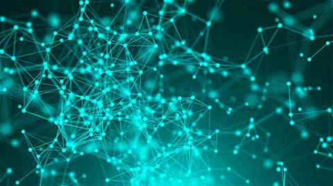 Abstract connection dots. Technology background. Network concept Abstract ... 스톡 사진