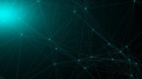 Abstract connection dots. Technology background. Network concept Abstract ... Foto stock