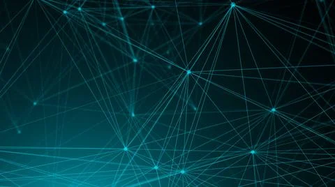 Abstract connection dots. Technology background. Network concept Abstract ... Foto stock