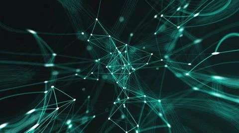 Abstract connection dots. Technology background. Network concept Abstract ... Foto stock