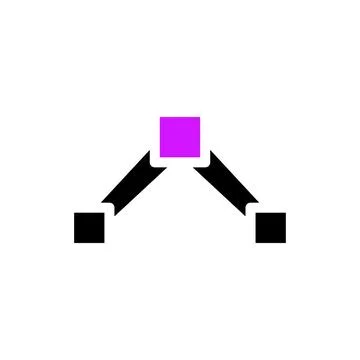 Abstract connection graphic design. Concept of data flow, network, and comm.. Stock Illustration