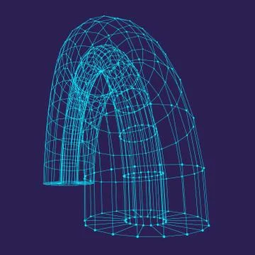 Abstract connection points and lines. Graphic design Stock Illustration