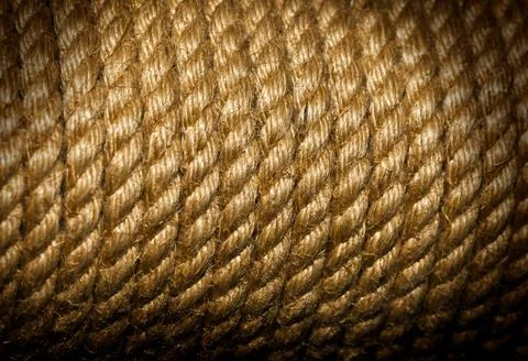 Abstract Connection of Rope Lines Foto stock