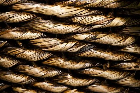 Abstract Connection of Rope Lines Stock Photos