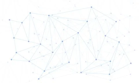Abstract connection structure. Molecule and communication. Vector science bac Stock Illustration